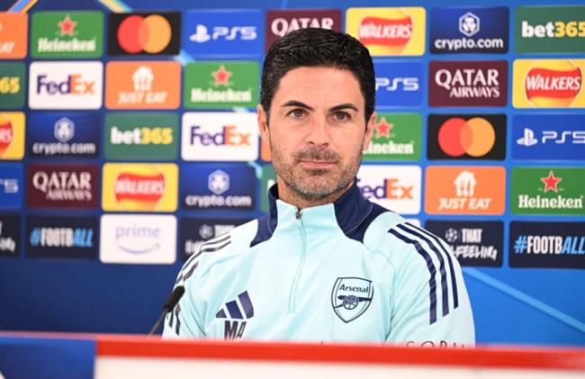 Mikel Arteta cap nhat tinh hinh luc luong truoc tran gap PSG