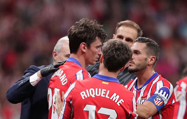 Hậu vệ Atletico Madrid chấn thương sọ não sau trận derby 1